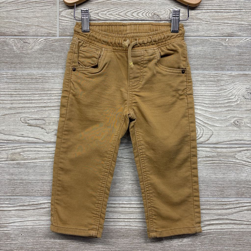 Pull On Drawstring Knit Jeans 18M