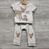 Bodysuit 100% Adorable & Harem Pants Bambi 12M