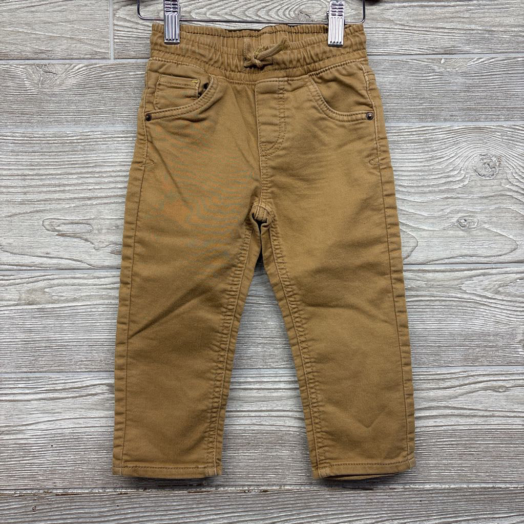 Pull On Drawstring Knit Jeans 2T
