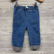 Pull On Knit Denim Joggers 6-9M