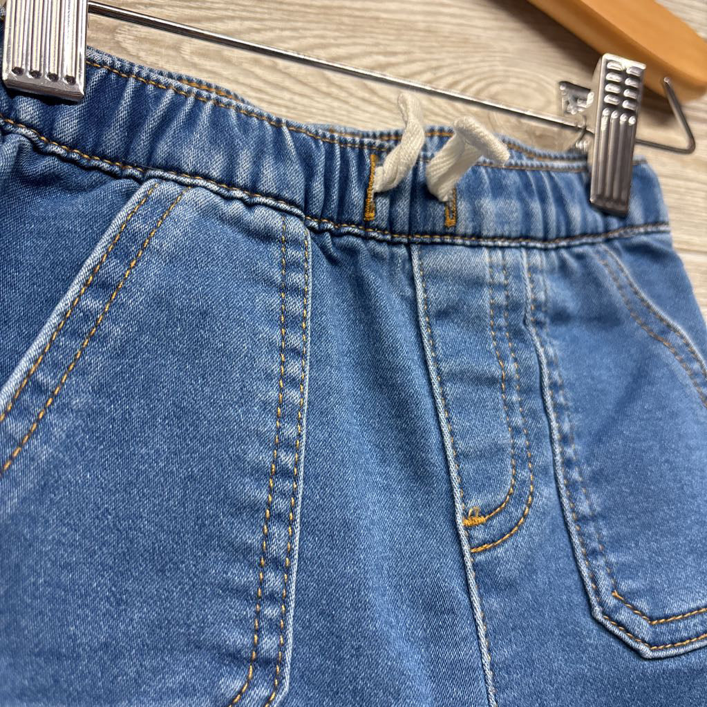 Pull On Knit Denim Joggers 6-9M