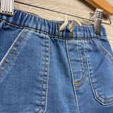 Pull On Knit Denim Joggers 6-9M