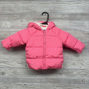 Water Resistant Puffer Coat Rainbow W/ Hood 6-12M