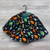 Reversible Cozy Fleece Car Seat Poncho Dinosaurs Animals 12M-Toddler