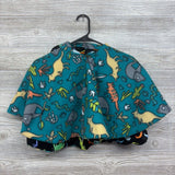 Reversible Cozy Fleece Car Seat Poncho Dinosaurs Animals 12M-Toddler
