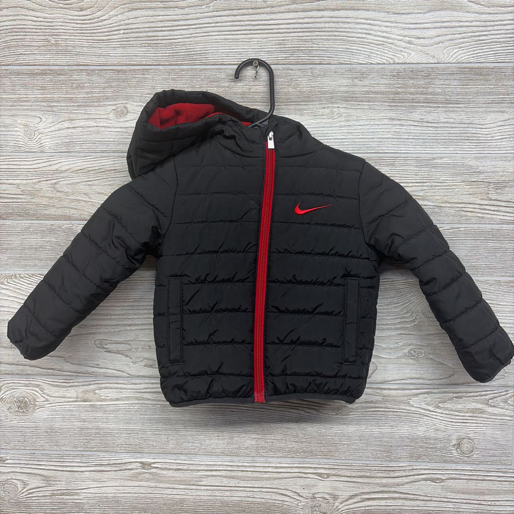 Lightweight Puffer Coat Embroidered Logo 2T