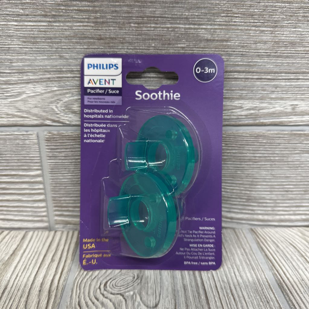 NEW 2 Pk Soothie Pacifiers