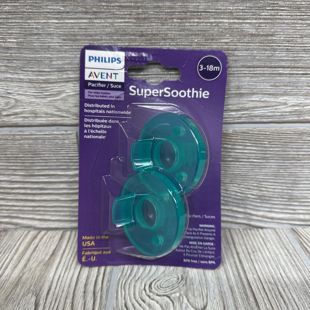 NEW 2 Pk Soothie Pacifiers