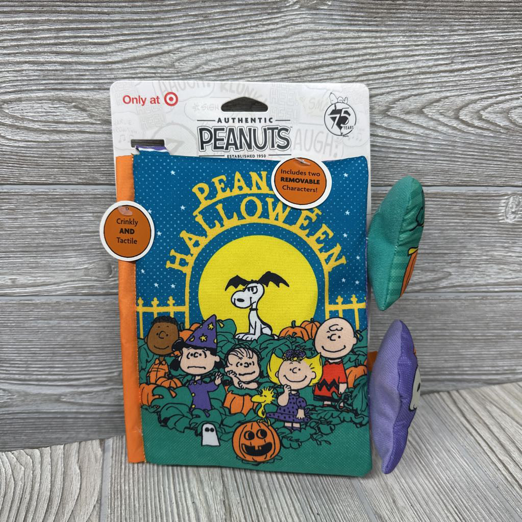 NEW Peanuts Halloween Crinkle Book