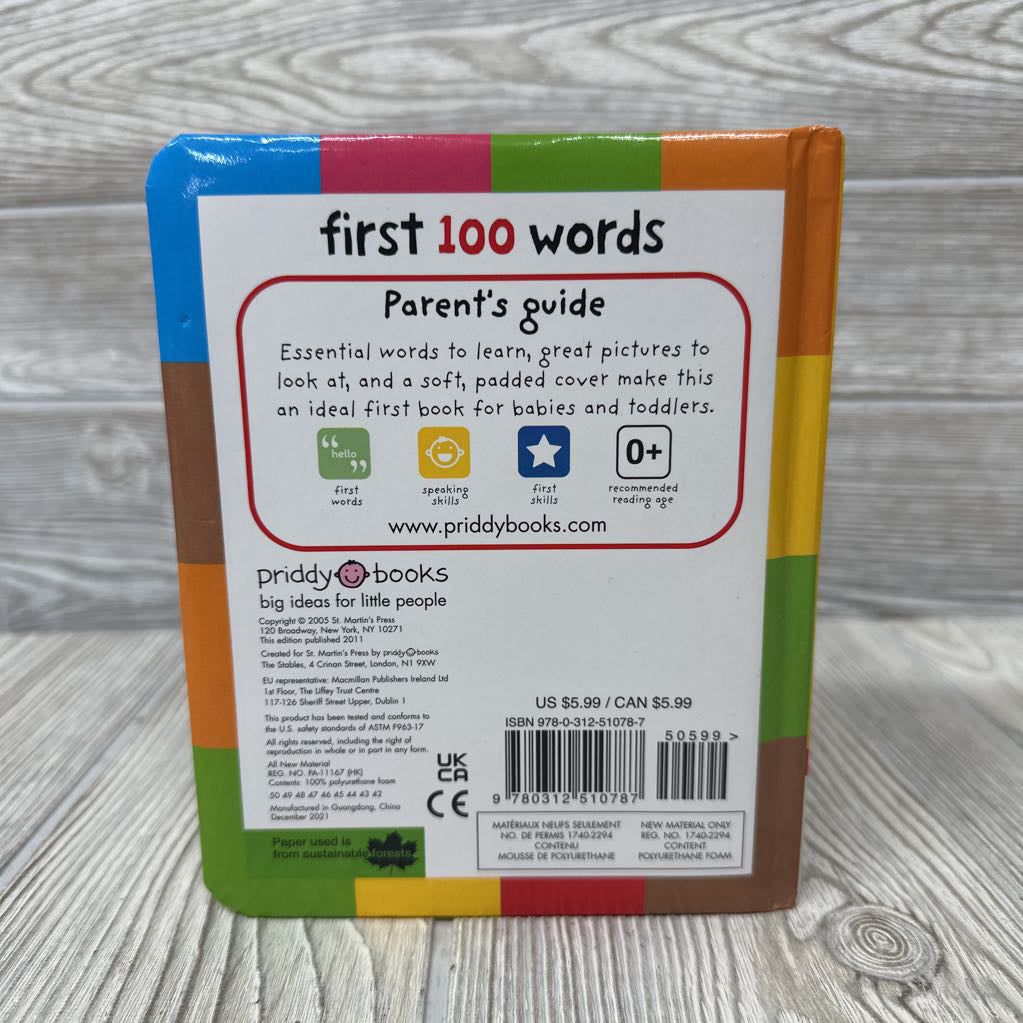 First 100 Words Board Book