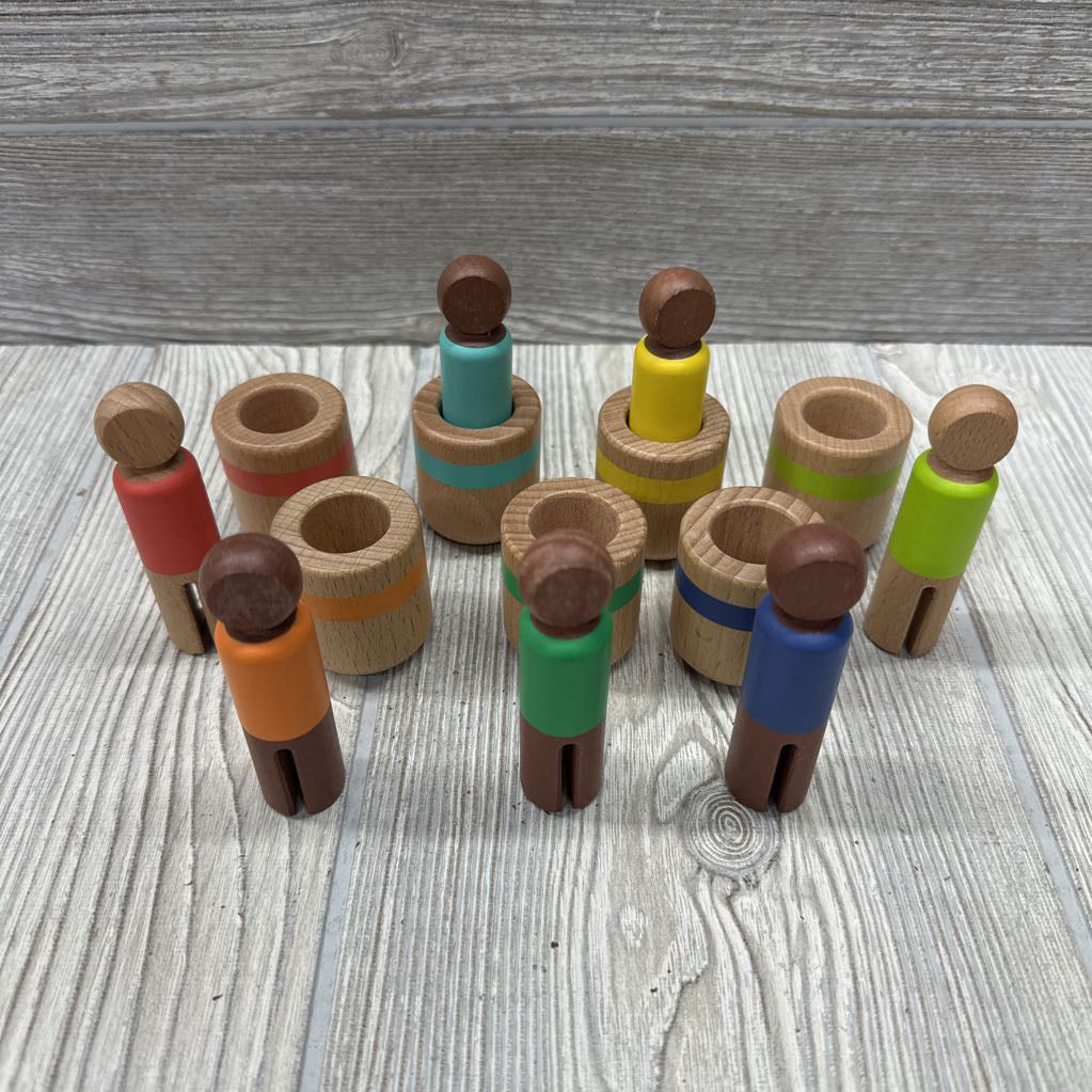 Post & Play Peg People