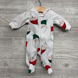 Blanket Sleeper Santas NB