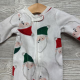 Blanket Sleeper Santas NB