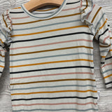 Bamboo LS Bodysuit Stripes 12-18M