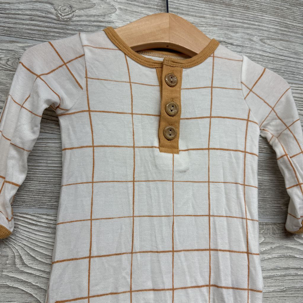 Viscose Grid Gown & Hat NB