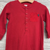 Waffle Knit Henley Outfit 18M