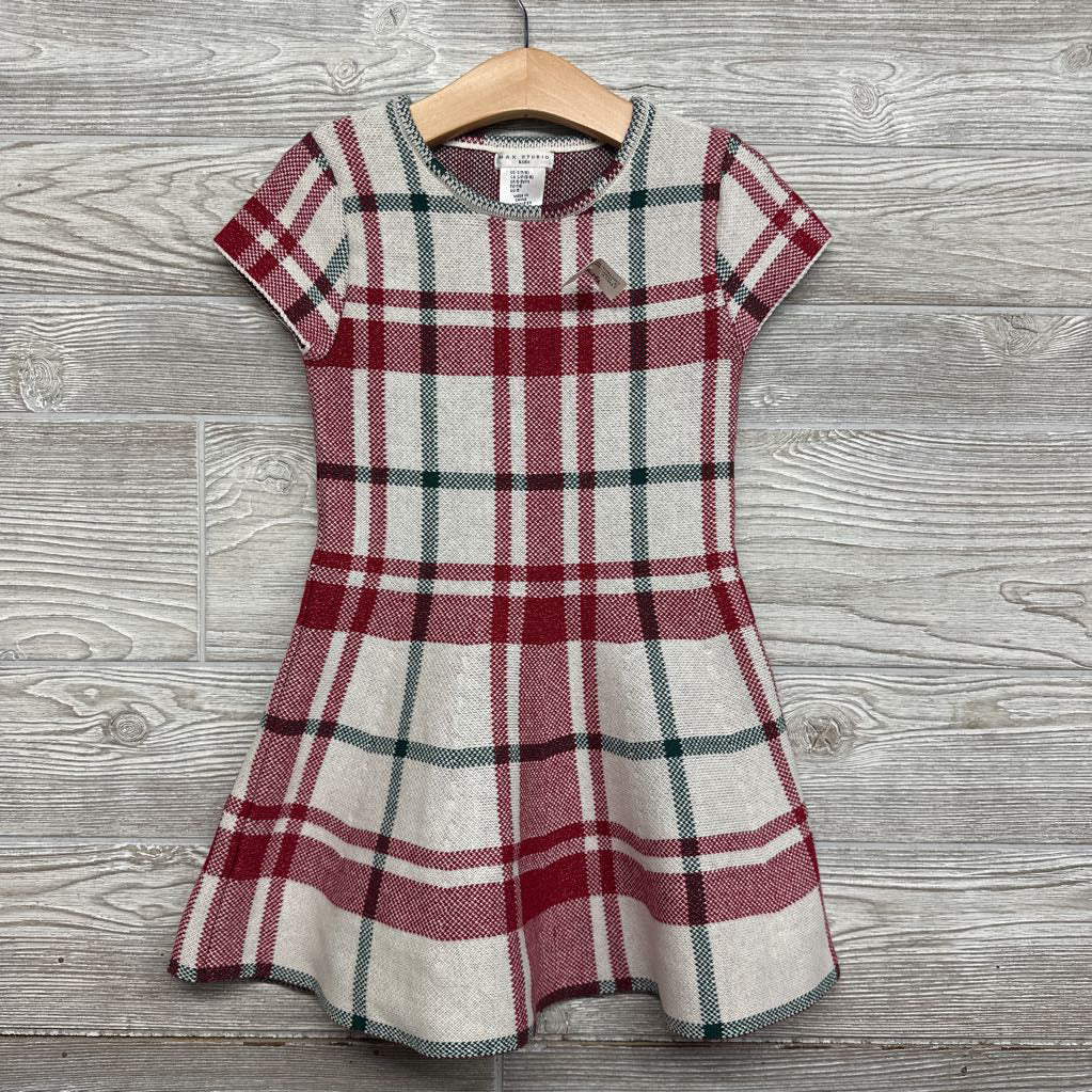 NEW Plaid Dress 5-6