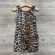 Glitter Animal Print Biketard 4-5