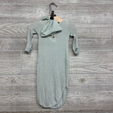 Viscose Henley Gown & Hat NB