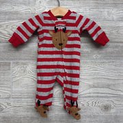 Blanket Sleeper Deer & Stripes NB