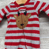 Blanket Sleeper Deer & Stripes NB