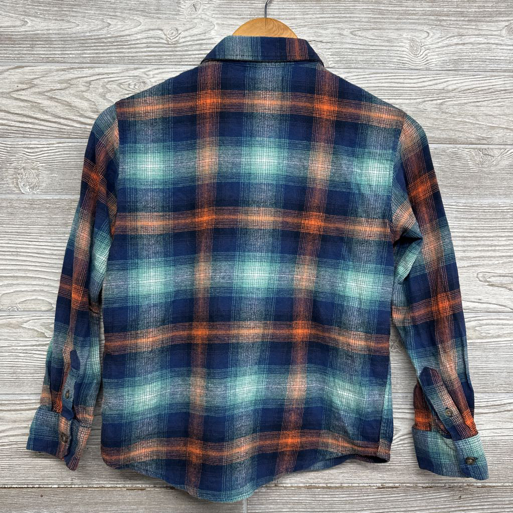 Plaid Button Up LS Shirt 10-12