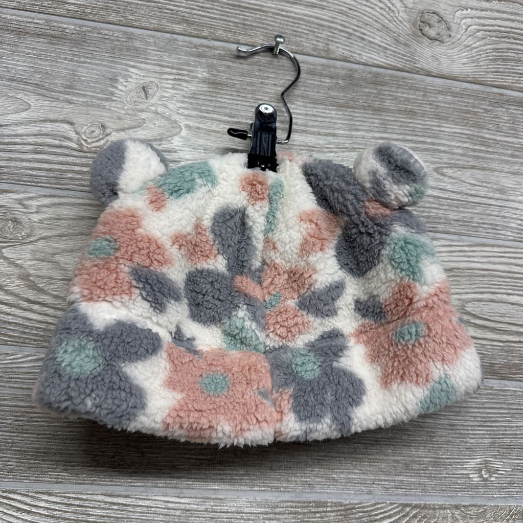 Sherpa Winter Hat Flowers 4-5t