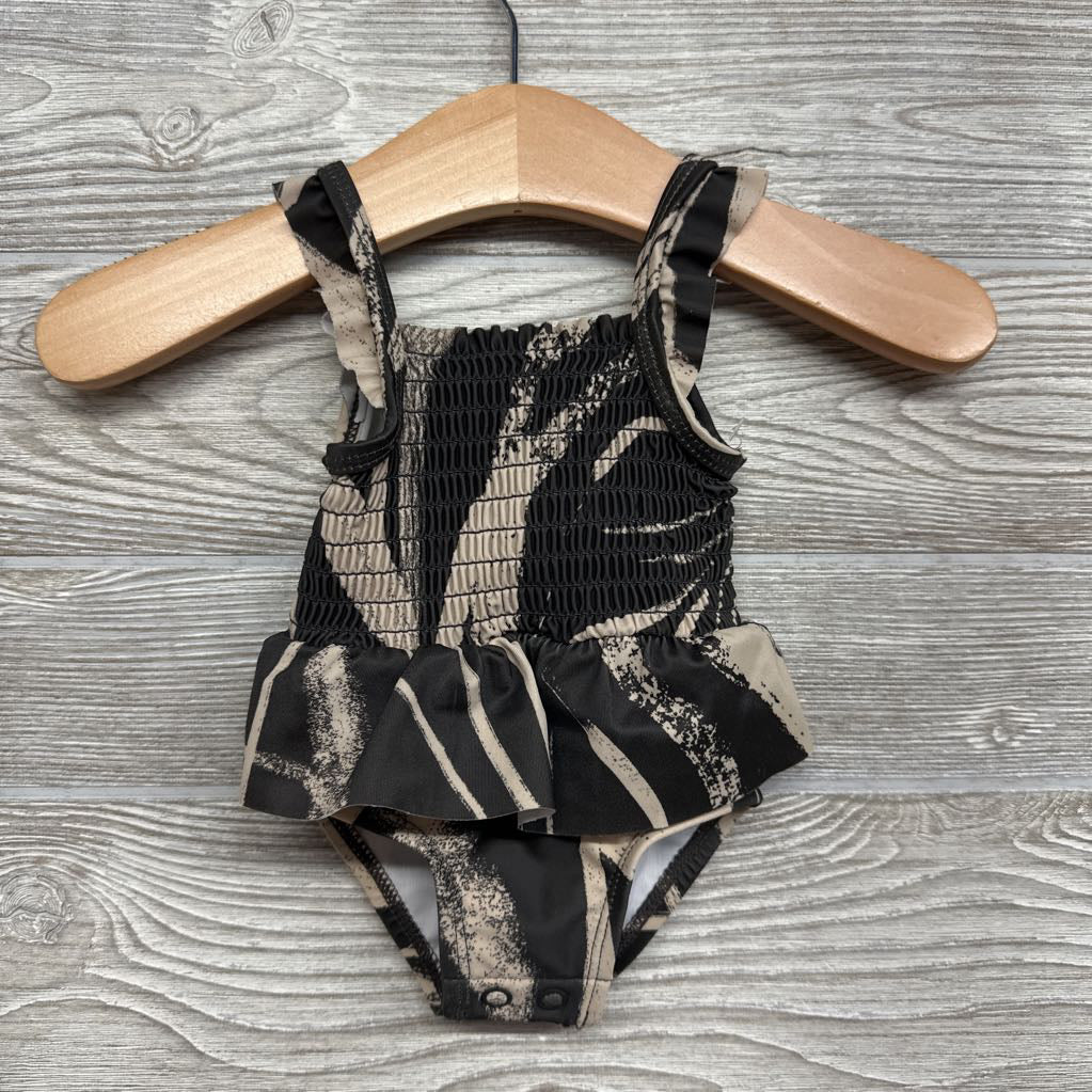 Smocked Swimsuit Printed Nb