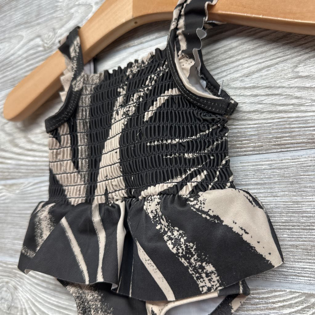 Smocked Swimsuit Printed Nb