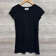 Ribbed Button Up Dress 10-12