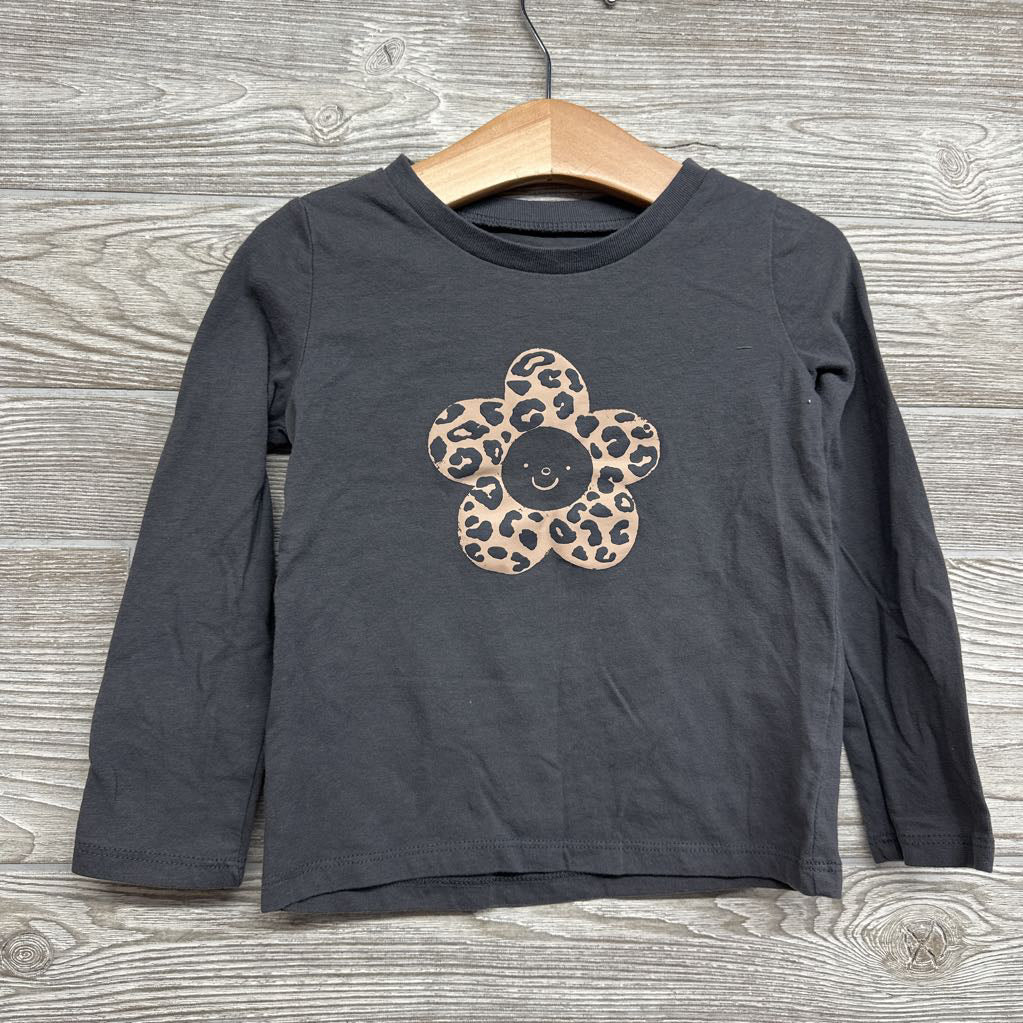 LS Shirt Flower 3t