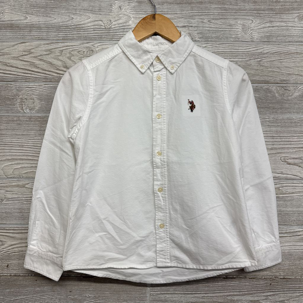 Button Up Oxford Dress Shirt 10-12