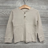 Waffle Knit Henley Shirt 3t