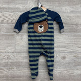 Sleeper Bear Stripes W/ Hat 3-6M
