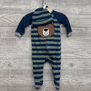Sleeper Bear Stripes W/ Hat 3-6M