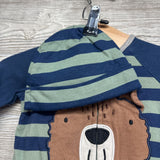 Sleeper Bear Stripes W/ Hat 3-6M