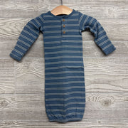 Henley Gown Stripes Nb