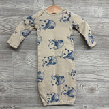 Henley Gown Pandas Nb
