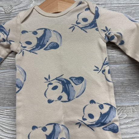 Henley Gown Pandas Nb