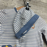 Sleeper Stripes & Elephant W/ Hat 9M