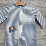 Sleeper Stripes & Elephant W/ Hat 9M