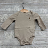 LS Bodysuit Embroidered Bear 3-6M