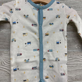 Button Up Sleep N Play Construction Equipment 0-3M
