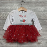 Tutu Dress My 1st Christmas 18M