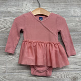 Ribbed Wrap Tutu Dress 6-12M