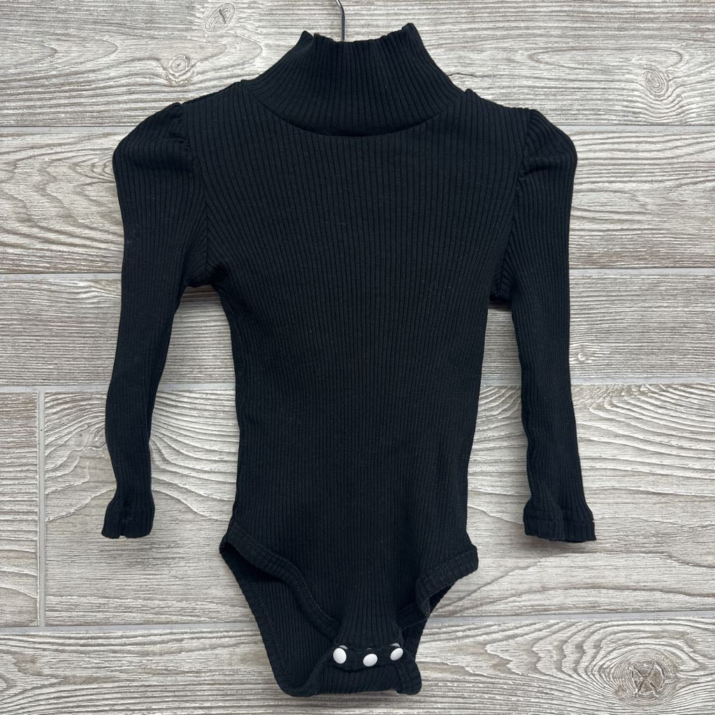 Houndstooth Jumper W/ Ribbed Turtle Neck Shirt 12-18M