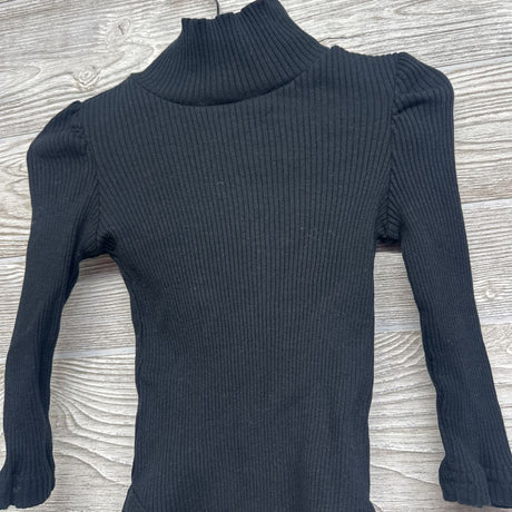 Houndstooth Jumper W/ Ribbed Turtle Neck Shirt 12-18M
