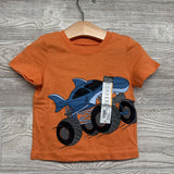NEW Shirt Shark Monster Truck 12M