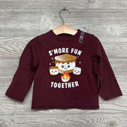 NEW LS Shirt S'more Fun 12-18M