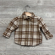 Plaid Button Up Shirt 6-12M